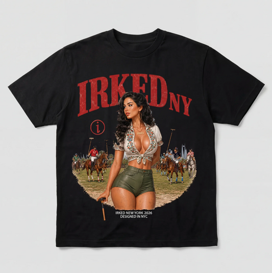 IRKED NY Polo Tee Black